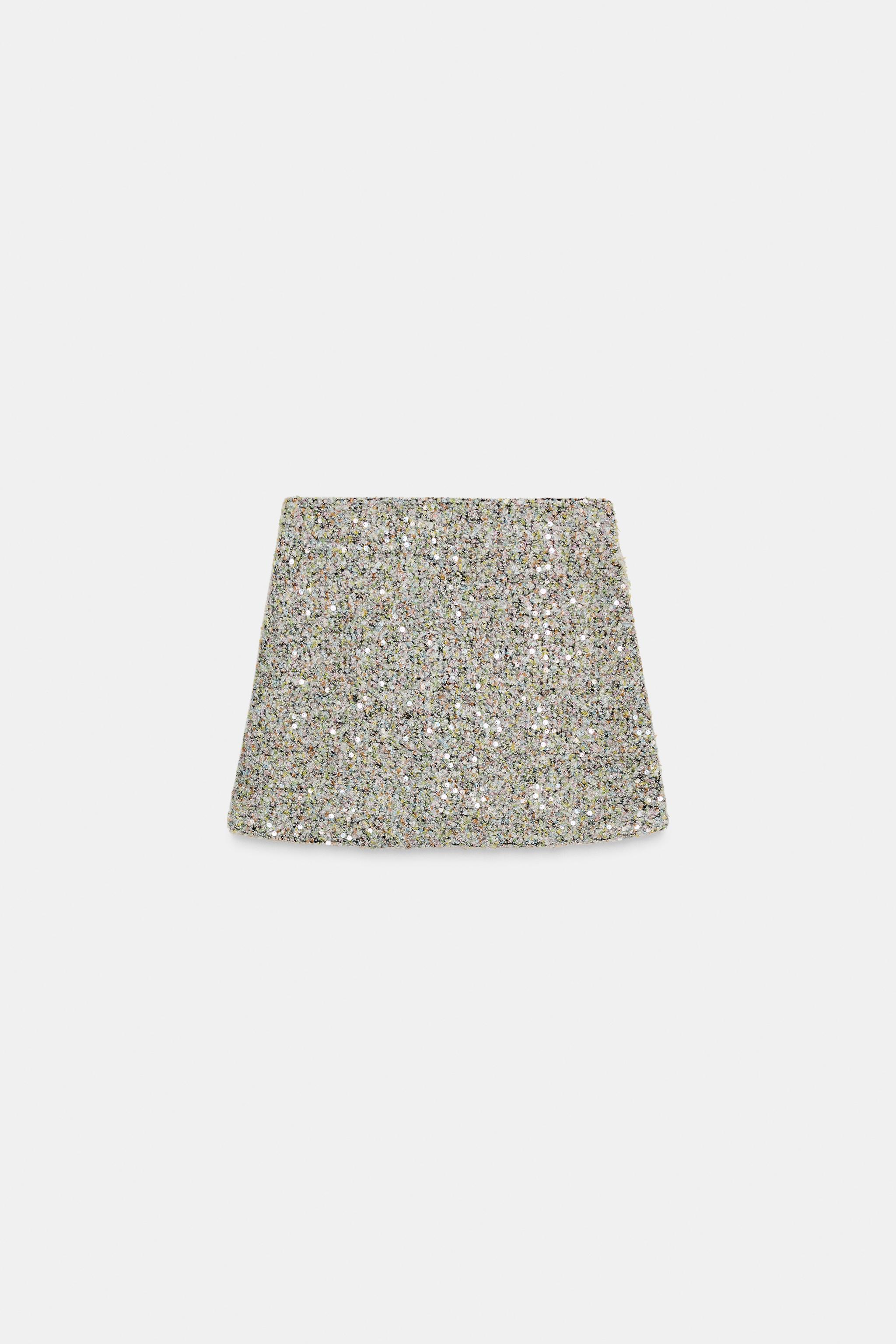 SEQUIN MINI SKIRT